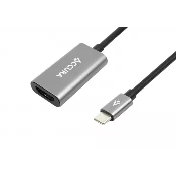 Accura USB-C į HDMI 4K 60Hz adapterio laidas M/F 0,23 m