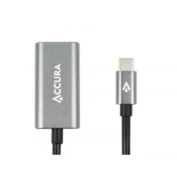 Accura USB-C į HDMI 4K 60Hz adapterio laidas M/F 0,23 m