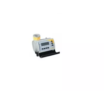 GREENMILL automatinis vandens valdiklis čiaupams 3/4 colio-1 colio | baterijomis maitinamas laistymo laikmatis su LCD, lietaus pertrauka, IPX4
