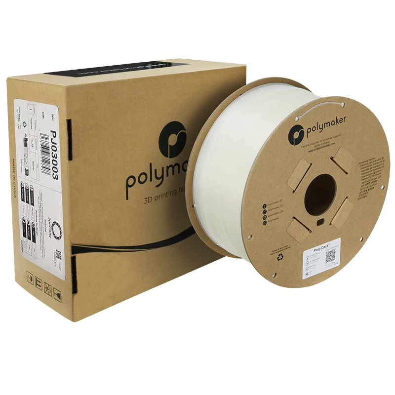 Polymaker PolyCast PVB 3D spausdintuvo kaitlentė, 1.75 mm, 3 kg, Natural