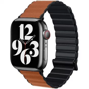 Beline Magnetic Pro Apple Watch dirželis 38/40/41 mm juodas/rudas