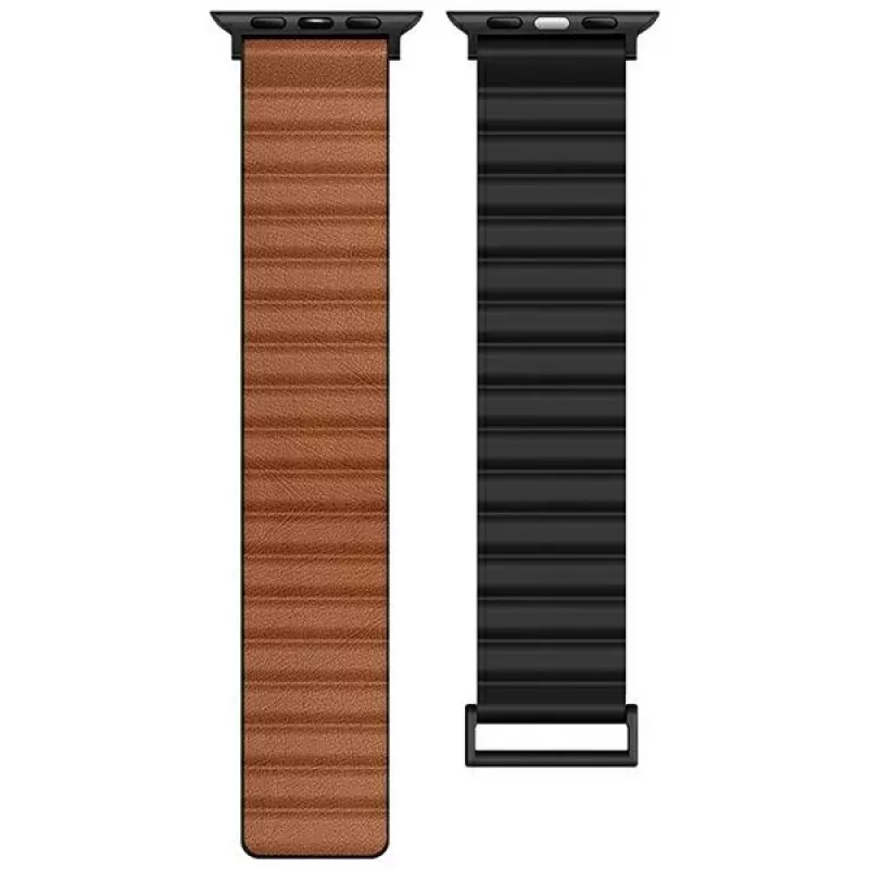 Beline Magnetic Pro Apple Watch dirželis 38/40/41 mm juodas/rudas