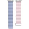 Beline Magnetic Pro dirželis Apple Watch 42/44/45/49mm Pink/Sierra Blue