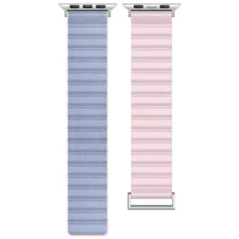 Beline Magnetic Pro dirželis Apple Watch 42/44/45/49mm Pink/Sierra Blue