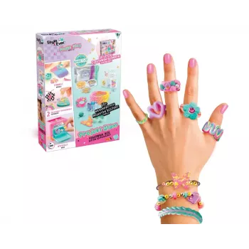EPEE Projekt Glam papildymo rinkinys „Jewellery Studio“ – daugiau nei 100 karoliukų, pakabukų ir aksesuarų, skirtų individualioms apyrankėms ir vėriniams, nuo 6 metų