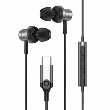 Beline SK193 USB-C įdedamosios ausinės, juodos
