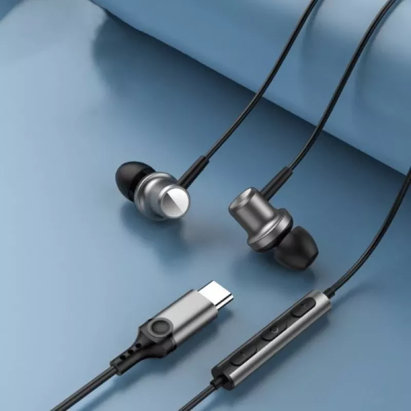 Beline SK193 USB-C įdedamosios ausinės, juodos