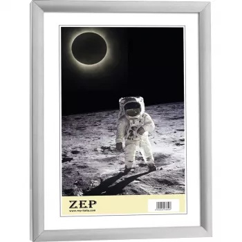 ZEP KL1 sidabrinis plastikinis nuotraukų rėmelis 10x15 cm