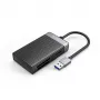 ORICO CL4D-A3 USB 3.0 kelių kortelių skaitytuvas - SD, microSD, CF, MS - juodas/sidabrinis
