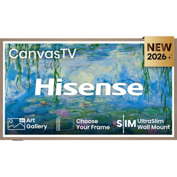 Hisense 65S7DS 65 colių 4K UHD DLED išmanusis televizorius su VIDAA U7, Dolby Vision, DTS Virtual:X, 3 HDMI, 2 USB, Wi-Fi, Bluetooth, balso valdymu, juodas