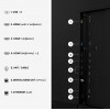 Hisense 65S7DS 65 colių 4K UHD DLED išmanusis televizorius su VIDAA U7, Dolby Vision, DTS Virtual:X, 3 HDMI, 2 USB, Wi-Fi, Bluetooth, balso valdymu, juodas
