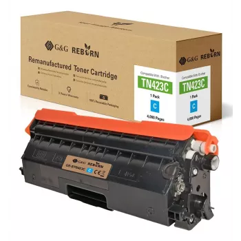 G&G 21189 Suderinama žalsvai mėlyna (cyan) tonerio kasetė Canon i-SENSYS LBP7200Cdn, LBP7210Cdn, LBP7660Cdn, LBP7680Cx, MF8330Cdn, MF8340Cdn, MF8350Cdn, MF8360Cdn, MF8380Cdw, MF8540Cdn, MF8550Cdn, MF8580Cdw (pakeičia CRG-718C)