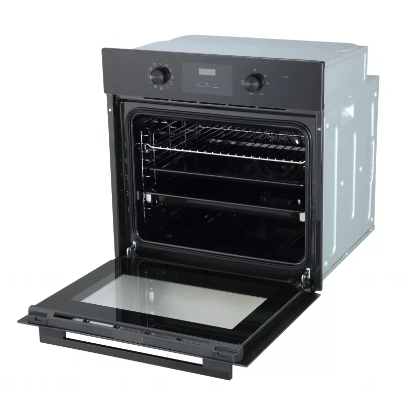 Midea MBO65M80D2-BK įmontuojama elektrinė orkaitė, 70 l, 3 kW, A, juoda