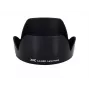 JJC objektyvo gaubtas Canon EW-63II, bajonetinis tvirtinimas, žiedlapio formos, juodas