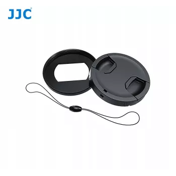 JJC 52 mm filtrų adapterio žiedas su objektyvo dangteliu, skirtas Sony RX100 II III IV V VI VII