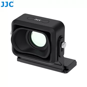 JJC LVF-BF 3x LCD vaizdo ieškiklio lupa, skirta Sigma fp / fp L, su Arca-Swiss greito atleidimo plokšte ir Peak Design Capture Clip V3 suderinamumu (juoda)
