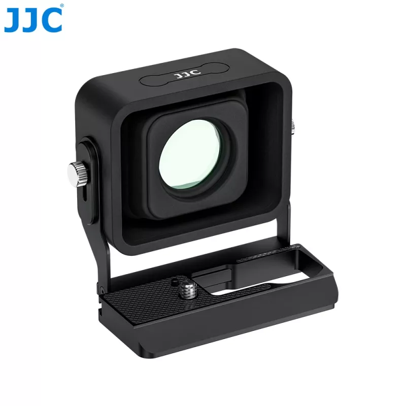 JJC LVF-BF 3x LCD vaizdo ieškiklio lupa, skirta Sigma fp / fp L, su Arca-Swiss greito atleidimo plokšte ir Peak Design Capture Clip V3 suderinamumu (juoda)