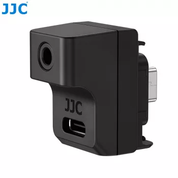 JJC garso adapteris, skirtas Insta360 Ace Pro 2, 3,5 mm mikrofonui ir įkrovimui / AD-ACEP2