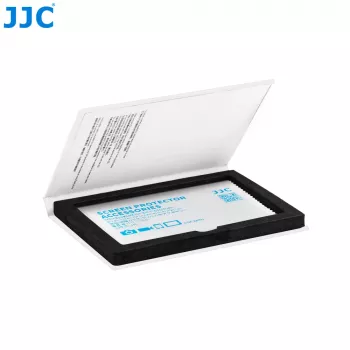 JJC GSP-XE5 Grūdinto stiklo LCD ekrano apsauga Fujifilm X-E5 - 9H kietumas, 0,3 mm, 2,5D užapvalinti kraštai, oleofobinė danga, montavimas be burbuliukų