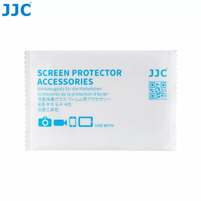 JJC GSP-XE5 Grūdinto stiklo LCD ekrano apsauga Fujifilm X-E5 - 9H kietumas, 0,3 mm, 2,5D užapvalinti kraštai, oleofobinė danga, montavimas be burbuliukų
