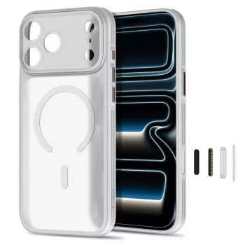 TECH-PROTECT MagPrime MagSafe dėklas, skirtas Apple iPhone 17 Pro / 18 Pro – matinė pilka