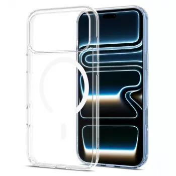 Tech-Protect Flexair Hybrid MagSafe dėklas, skirtas iPhone 17 Pro / 18 Pro, skaidrus