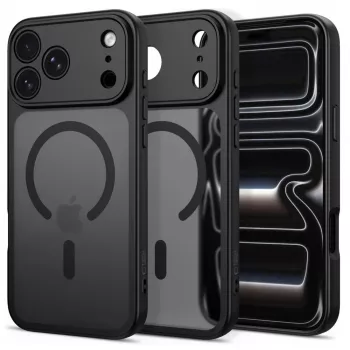 Tech-Protect BasicMag MagSafe dėklas, skirtas iPhone 17 Pro Max / 18 Pro Max – matinė juoda