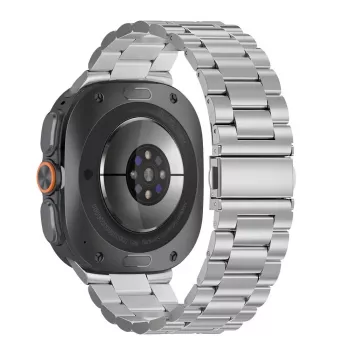 TECH-PROTECT nerūdijančio plieno apyrankė su nuorodomis, skirta Samsung Galaxy Watch Ultra 1 / 2 (47mm) - sidabrinė