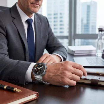 TECH-PROTECT nerūdijančio plieno apyrankė su nuorodomis, skirta Samsung Galaxy Watch Ultra 1 / 2 (47mm) - sidabrinė