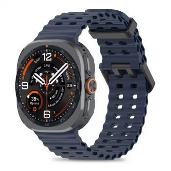 Tech-Protect Iconband Pro silikoninis laikrodžio dirželis, skirtas Samsung Galaxy Watch Ultra 1/2 47mm, mėlynas
