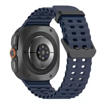 Tech-Protect Iconband Pro silikoninis laikrodžio dirželis, skirtas Samsung Galaxy Watch Ultra 1/2 47mm, mėlynas