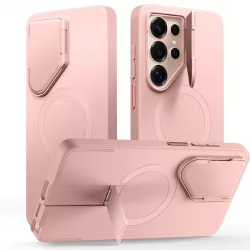 TECH-PROTECT Kevlar Aura MagSafe dėklas, skirtas Samsung Galaxy S26 Ultra - rožinis