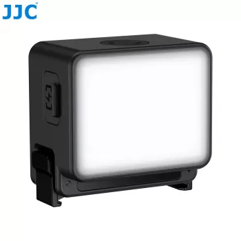 JJC LED-Nano LED vaizdo šviesa, skirta DJI Osmo Action 6 / Osmo Nano, 6500K, 500mAh, USB-C, IPX5