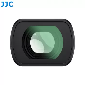 JJC 0,72x plataus kampo objektyvas, skirtas DJI Osmo Pocket 3 / 4, magnetinis tvirtinimas, daugiasluoksnis dengtas optinis stiklas, juodas