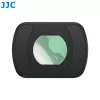 JJC 0,72x plataus kampo objektyvas, skirtas DJI Osmo Pocket 3 / 4, magnetinis tvirtinimas, daugiasluoksnis dengtas optinis stiklas, juodas