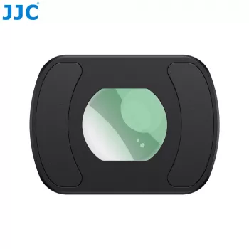 JJC 0,72x plataus kampo objektyvas, skirtas DJI Osmo Pocket 3 / 4, magnetinis tvirtinimas, daugiasluoksnis dengtas optinis stiklas, juodas
