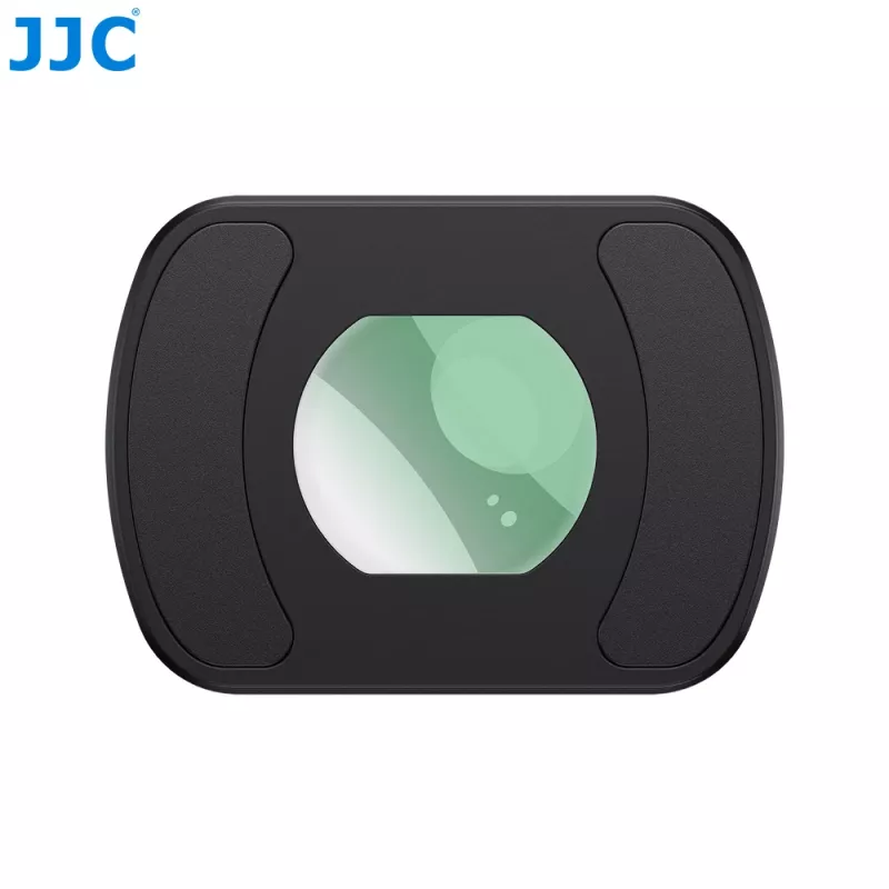 JJC 0,72x plataus kampo objektyvas, skirtas DJI Osmo Pocket 3 / 4, magnetinis tvirtinimas, daugiasluoksnis dengtas optinis stiklas, juodas