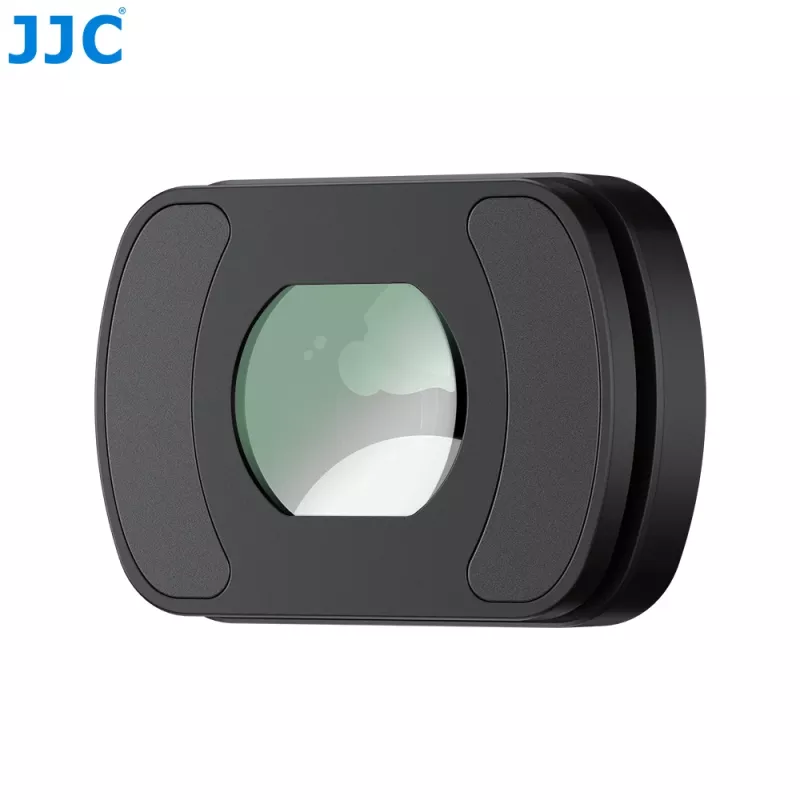 JJC 0,72x plataus kampo objektyvas, skirtas DJI Osmo Pocket 3 / 4, magnetinis tvirtinimas, daugiasluoksnis dengtas optinis stiklas, juodas