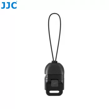 JJC QRK-PSK2 greito atjungimo dirželio laikiklis (2 vnt.) – juodas, tinka iki 60 mm diržams, 1/4 colio varžtas, 10 kg apkrova