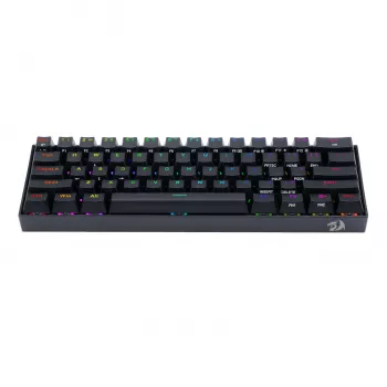 REDRAGON DRACONIC PRO mechaninė 61 klavišo RGB Bluetooth 5.0 žaidimų klaviatūra - juoda