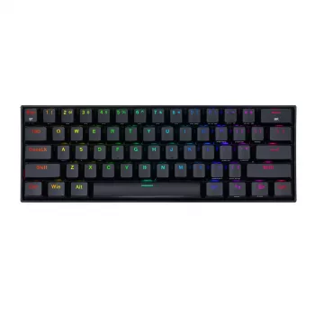 REDRAGON DRACONIC PRO mechaninė 61 klavišo RGB Bluetooth 5.0 žaidimų klaviatūra - juoda