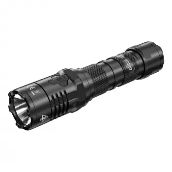 Nitecore NT-P20I-UV taktinė žibintuvėlis su UV šviesa, 1800 liumenų, USB-C įkrovimas, IP68, juoda