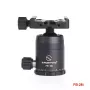 Sunwayfoto FB-28i rutulinė galvutė su Arca-Swiss spaustuku, 12 kg apkrova, 28 mm rutulys, anoduotas aliuminis