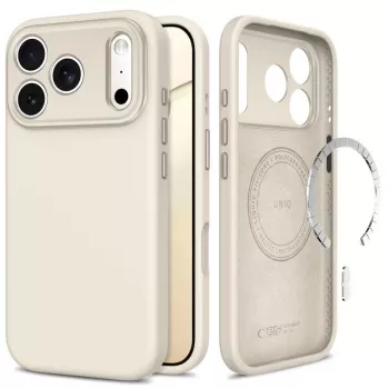 TECH-PROTECT UNIQ MagSafe skaidrus dėklas, skirtas iPhone 17 Pro / 18 Pro Titanium