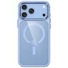 Tech-Protect Magmat MagSafe skaidrus dėklas, skirtas iPhone 17 Pro Max / 18 Pro Max - šviesiai mėlynas / permatomas