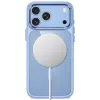 Tech-Protect Magmat MagSafe skaidrus dėklas, skirtas iPhone 17 Pro Max / 18 Pro Max - šviesiai mėlynas / permatomas
