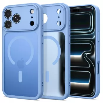 Tech-Protect BasicMag MagSafe dėklas, skirtas iPhone 17 Pro Max / 18 Pro Max, matinė šviesiai mėlyna