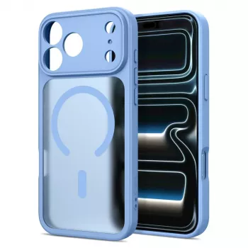Tech-Protect BasicMag MagSafe dėklas, skirtas iPhone 17 Pro Max / 18 Pro Max, matinė šviesiai mėlyna