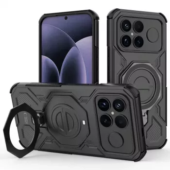 TECH-PROTECT TacticStand MagSafe dėklas, skirtas Xiaomi Poco F8 Ultra - juodas