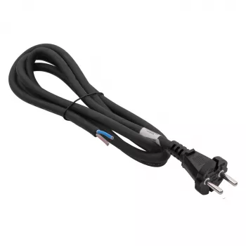 AKYGA AK-OT-06S guminis maitinimo kabelis be užbaigimo 5m 2x1,5mm² CEE 7/17